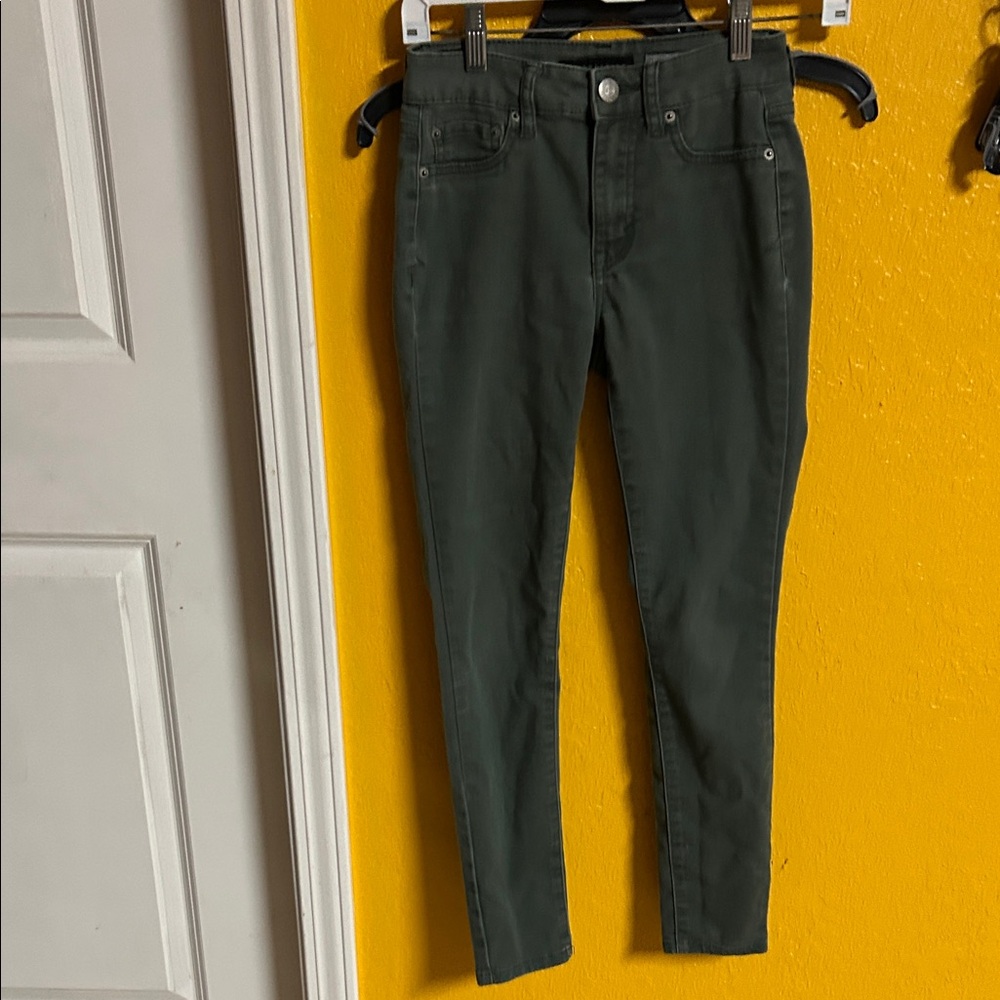 Aeropostale Dark Green Skinny Pants